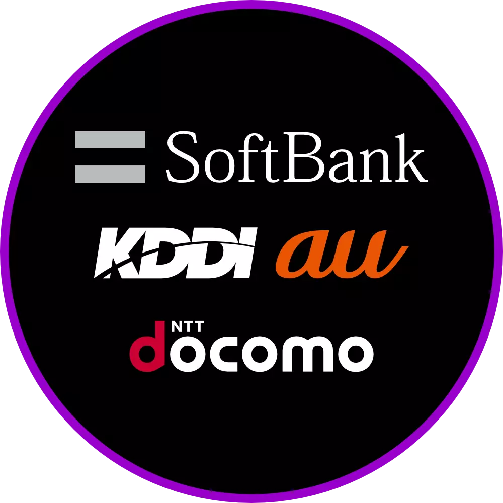 operadoras softbank, kddi au, docomo